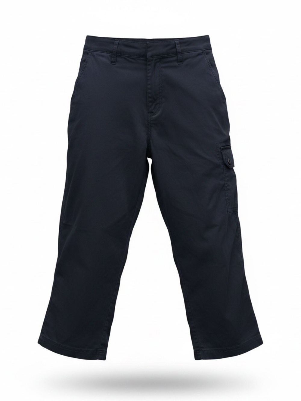 Chico's Navy Crop Cargo Capris